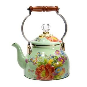 MacKenzie-Childs Flower Market 2 Quart Tea Kettle - NWT